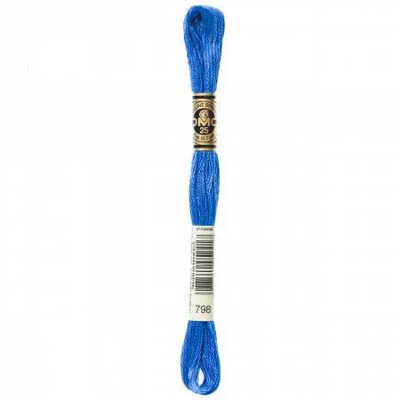 DMC Six Strand Embroidery Floss - 791 - 792 - 793 - 794 - 796 - 797 - 798 - 799 - 800