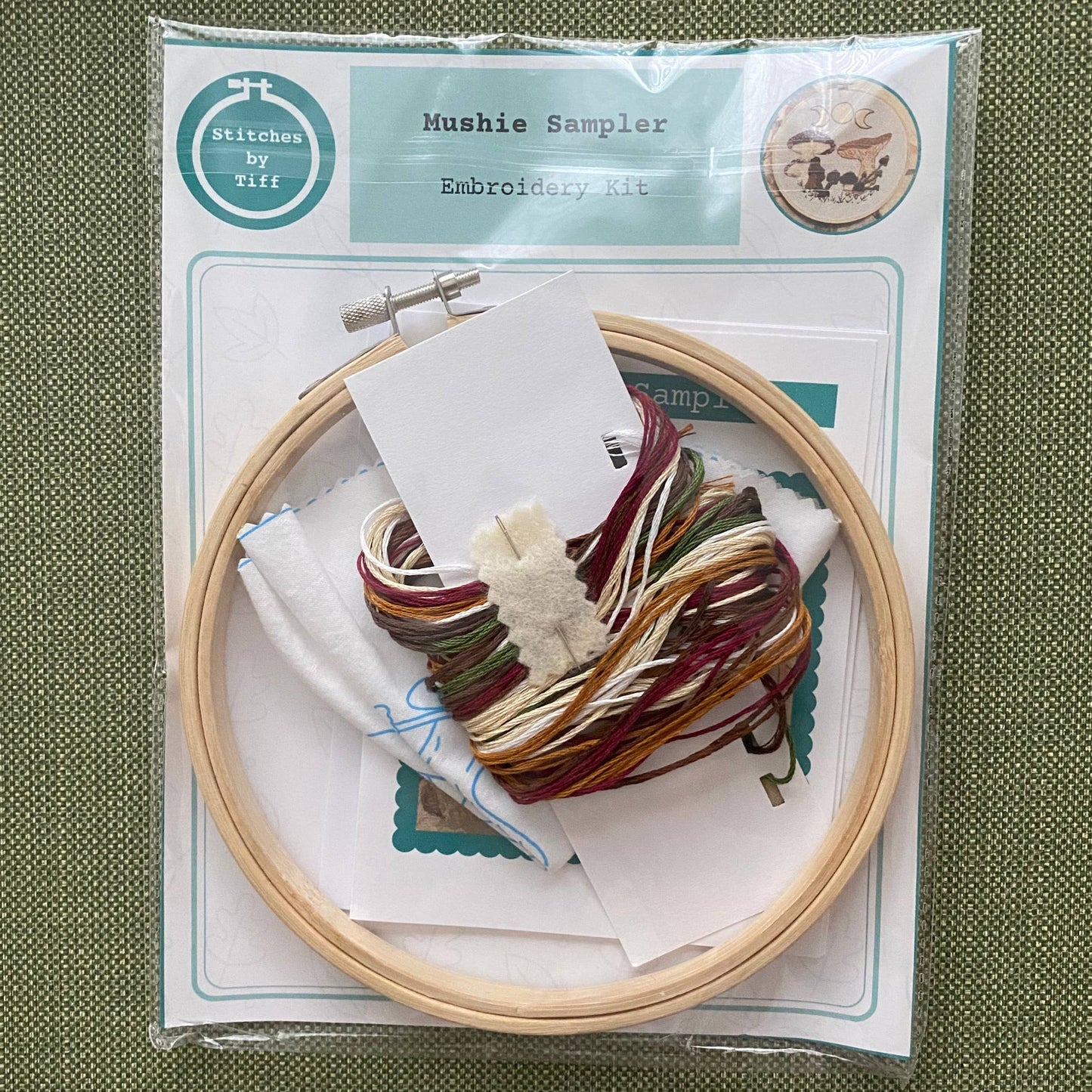 Stitches By Tiff Mushie Sampler Embroidery Kit