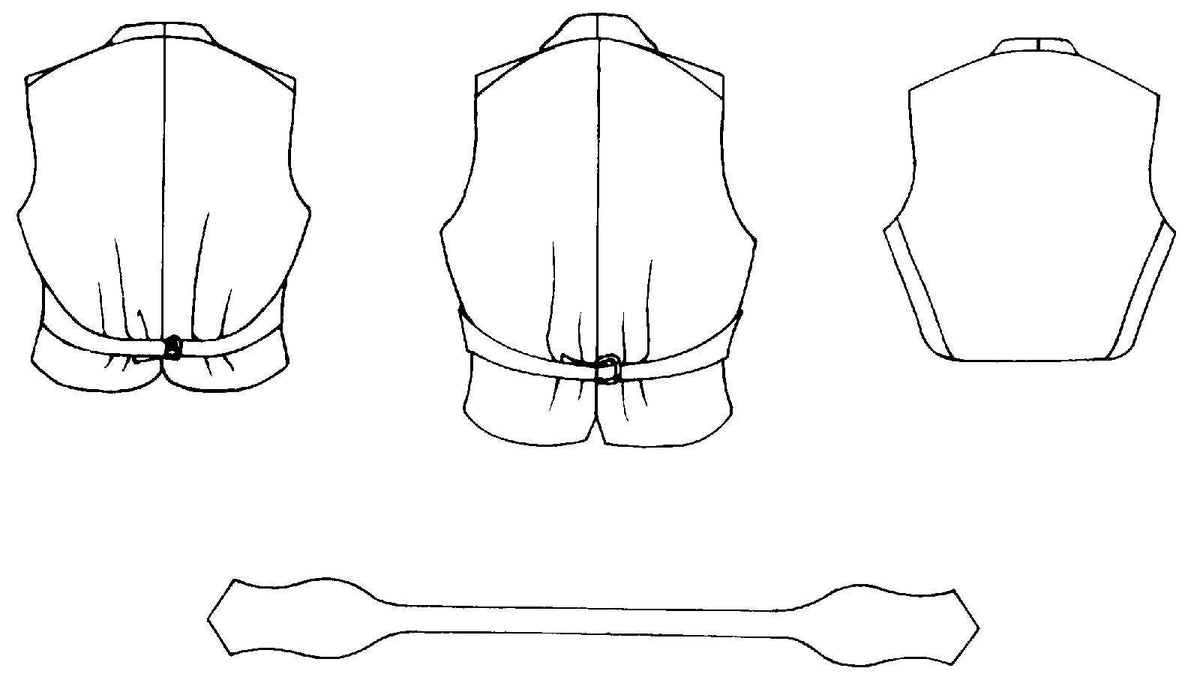 Vintage Vests Sewing Pattern By Folkwear