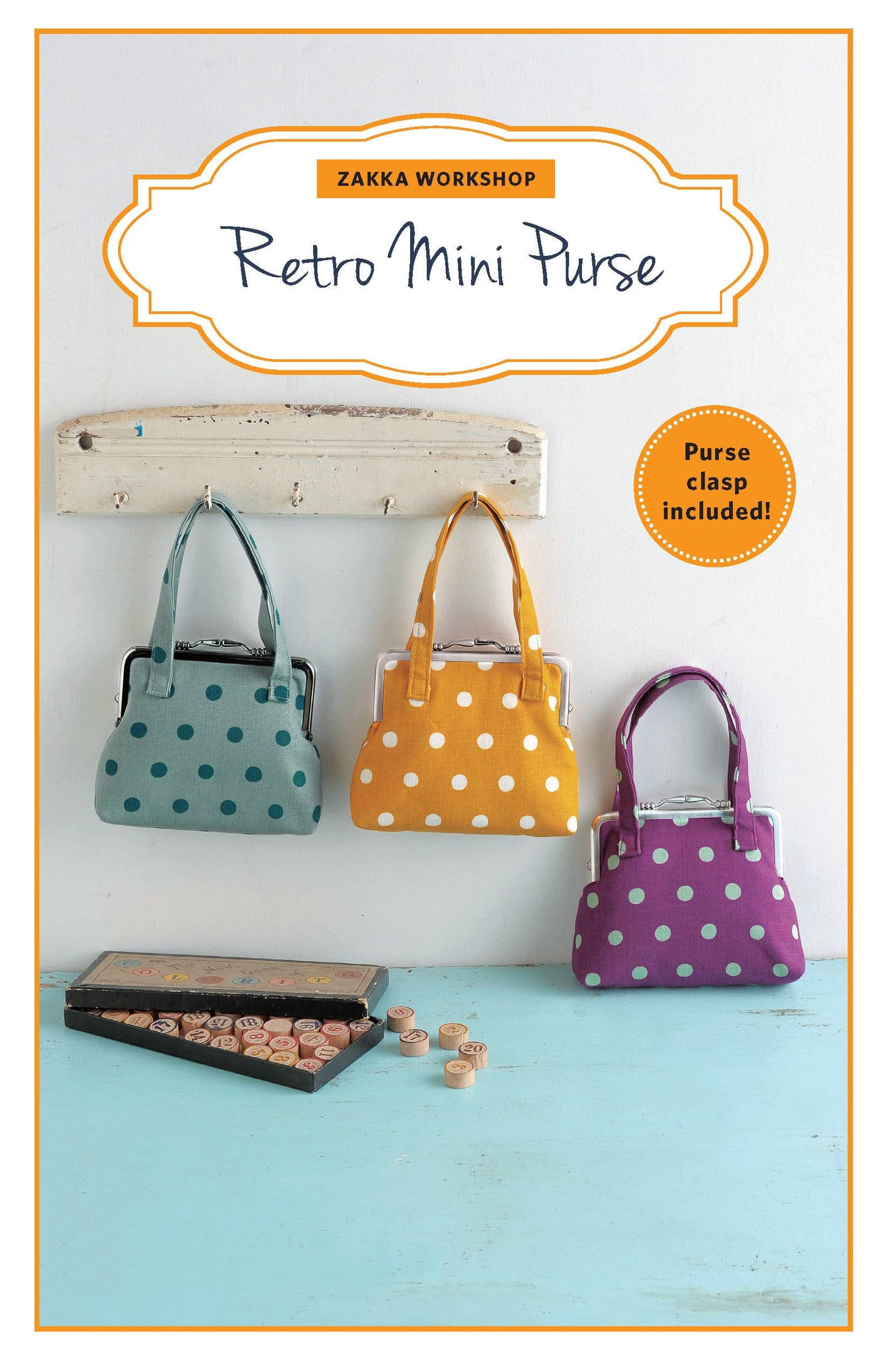 Retro Mini Purse Pattern And Hardware By Zakka Workshop