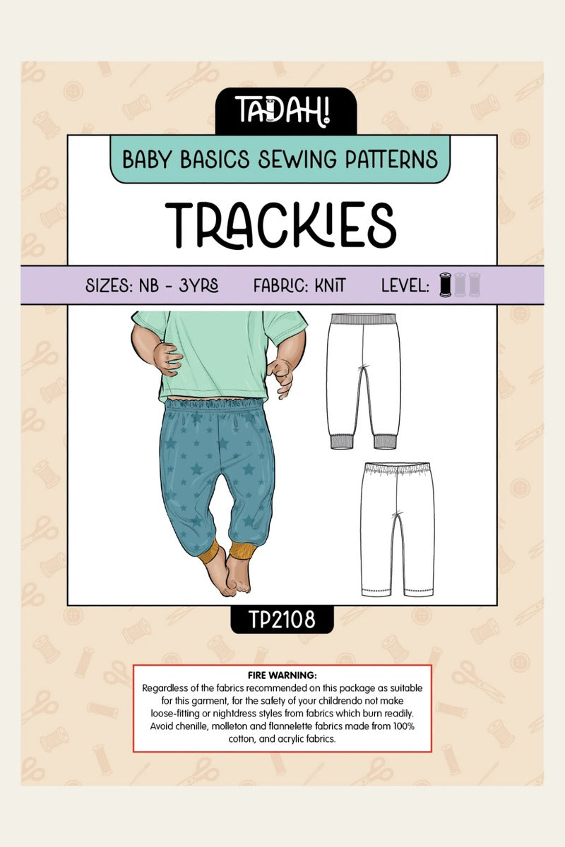 Baby Basics Trackies Pattern By Tadah Patterns