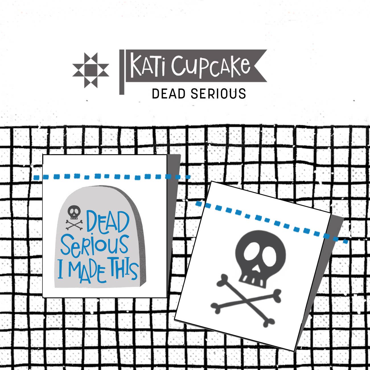 Kati Cupcake - Dead Serious - Designer Woven Labels