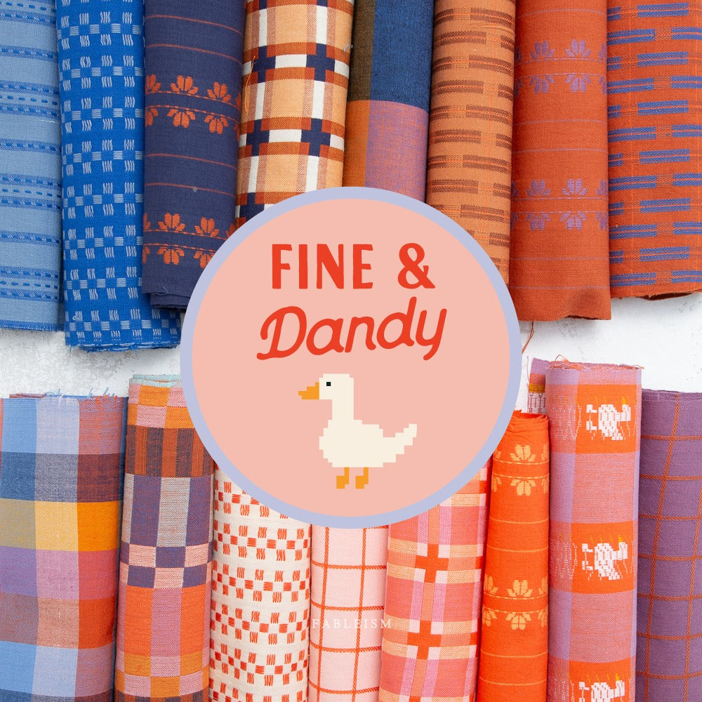 PREORDER - Fableism - Fine and Dandy Collection - Factory Cut Bundles - 5" Squares Charm Pack or Fat Quarter Bundle - Ships August/September