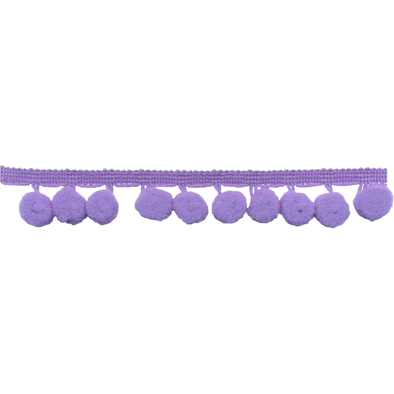 Galaxy Notions Pom Pom Fringe - Orchid - 25mm - By The Yard