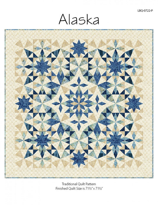 Alaska Quilt Pattern -From Laundry Basket Quilts By Sitar, Edyta - Only 6 Fabrics- Block of the Month