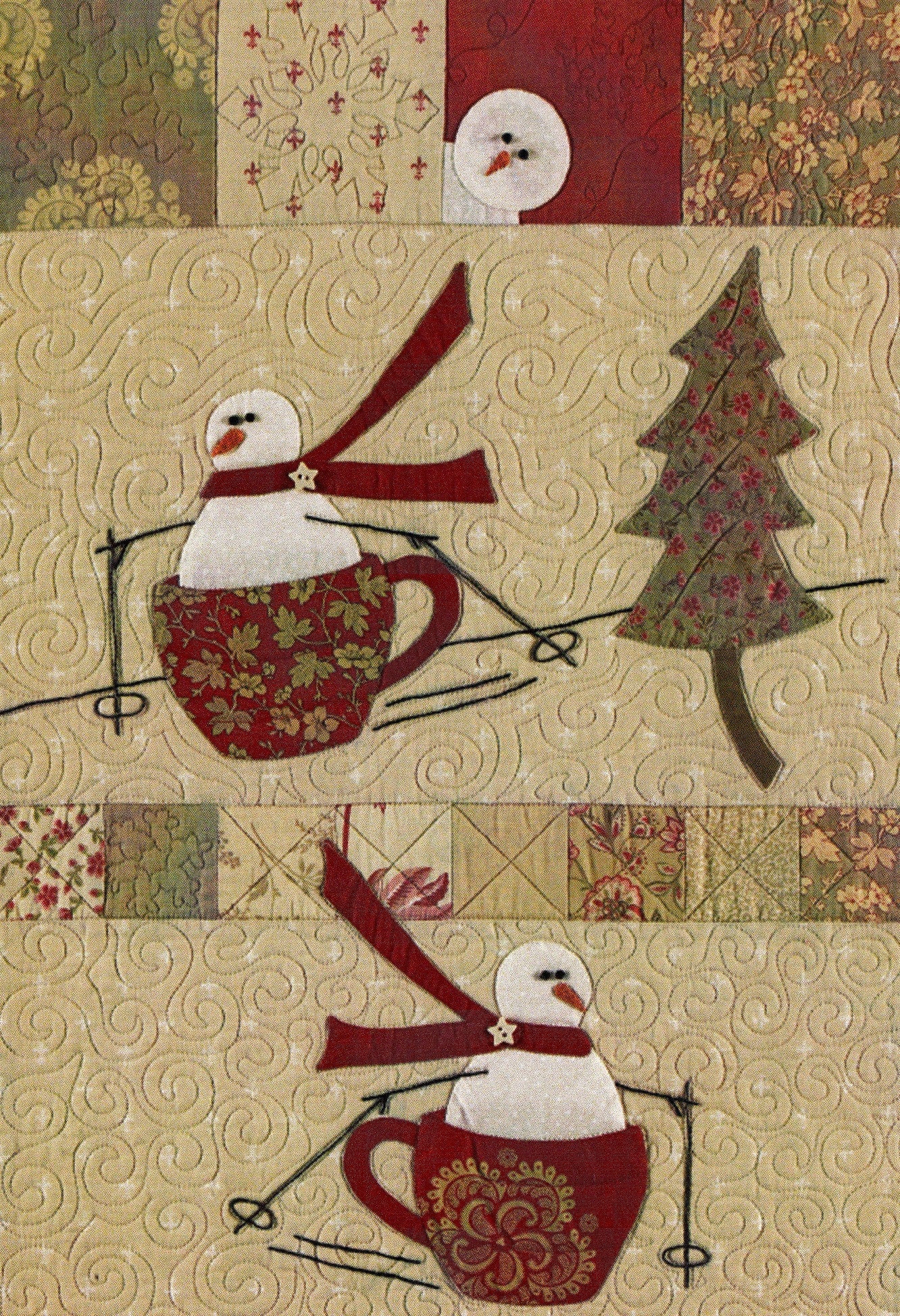 Merry, Merry Snowmen Quilt Pattern - From Bunny Hill Designs