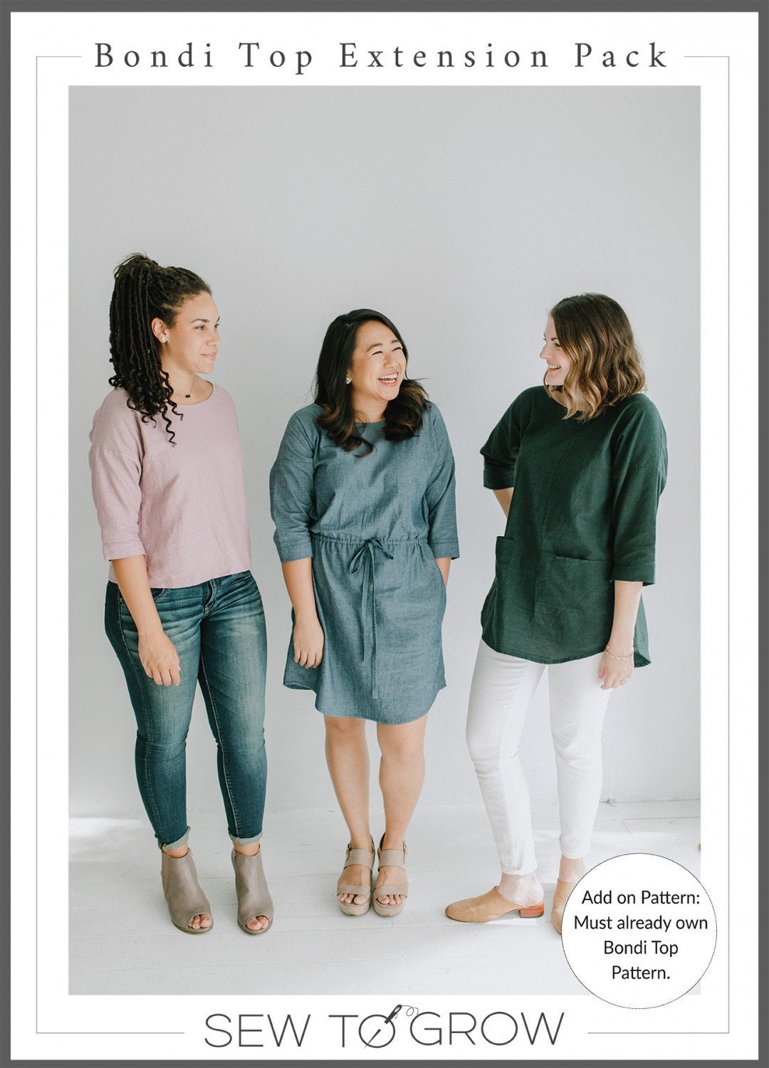The Bondi Top Pattern/Expansion Pattern Pack - by From Sew To Grow