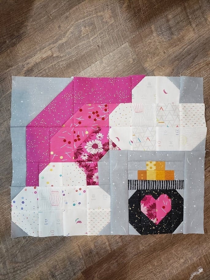 Exclusive Lucky Quilt Kit - Throw Size - Pen and Paper patterns - Rainbows, Pots of Gold, St. Patricks Day fun!
