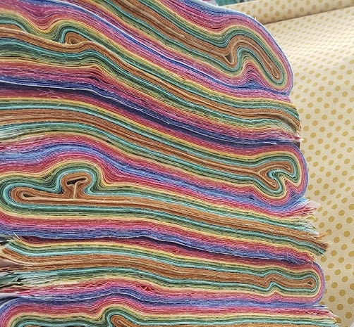 Exclusive Lucky Quilt Kit - Throw Size - Pen and Paper patterns - Rainbows, Pots of Gold, St. Patricks Day fun!