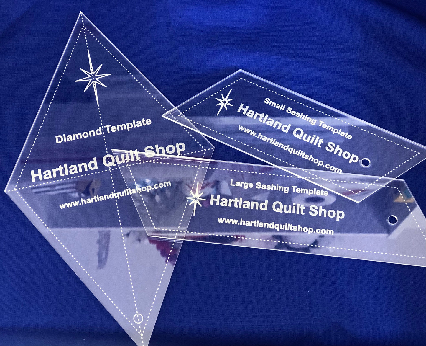 Atomic Starburst Quilt Pattern By Violet Craft - Hartland Quilt Shop Exclusive Template Set Sold Separately!