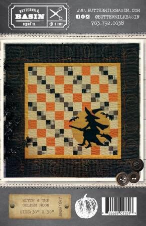 Witch and the Golden Moon Quilt- by Buttermilk Basin