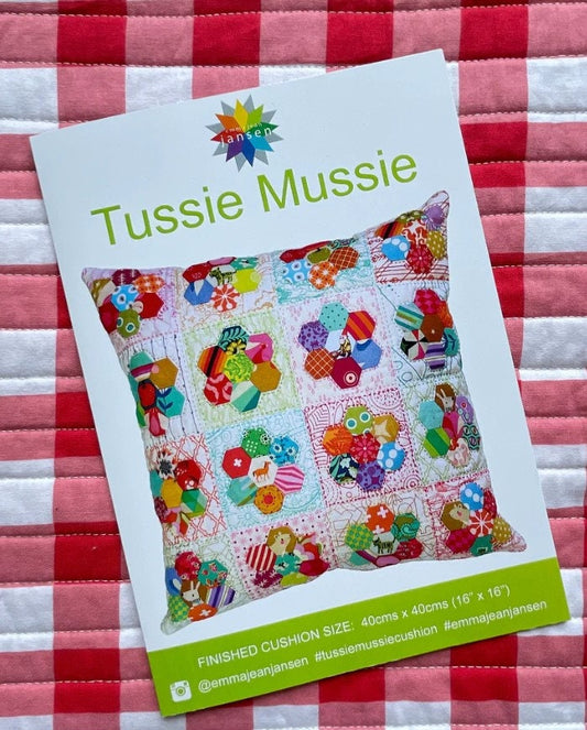 Tussie Mussie Quilt Pattern by Emma Jean Jansen - Includes EPP Papers & Acrylic Template