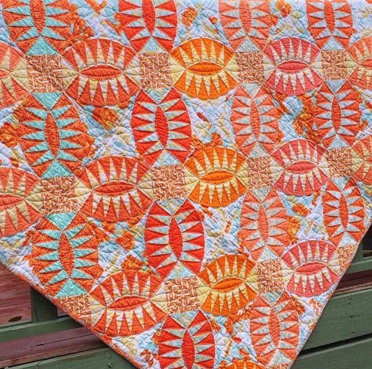 Pickled Orange Peel Quilt Pattern by Emma Jean Jansen