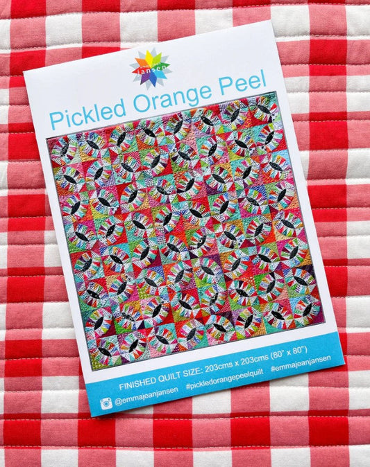 Pickled Orange Peel Quilt Pattern by Emma Jean Jansen