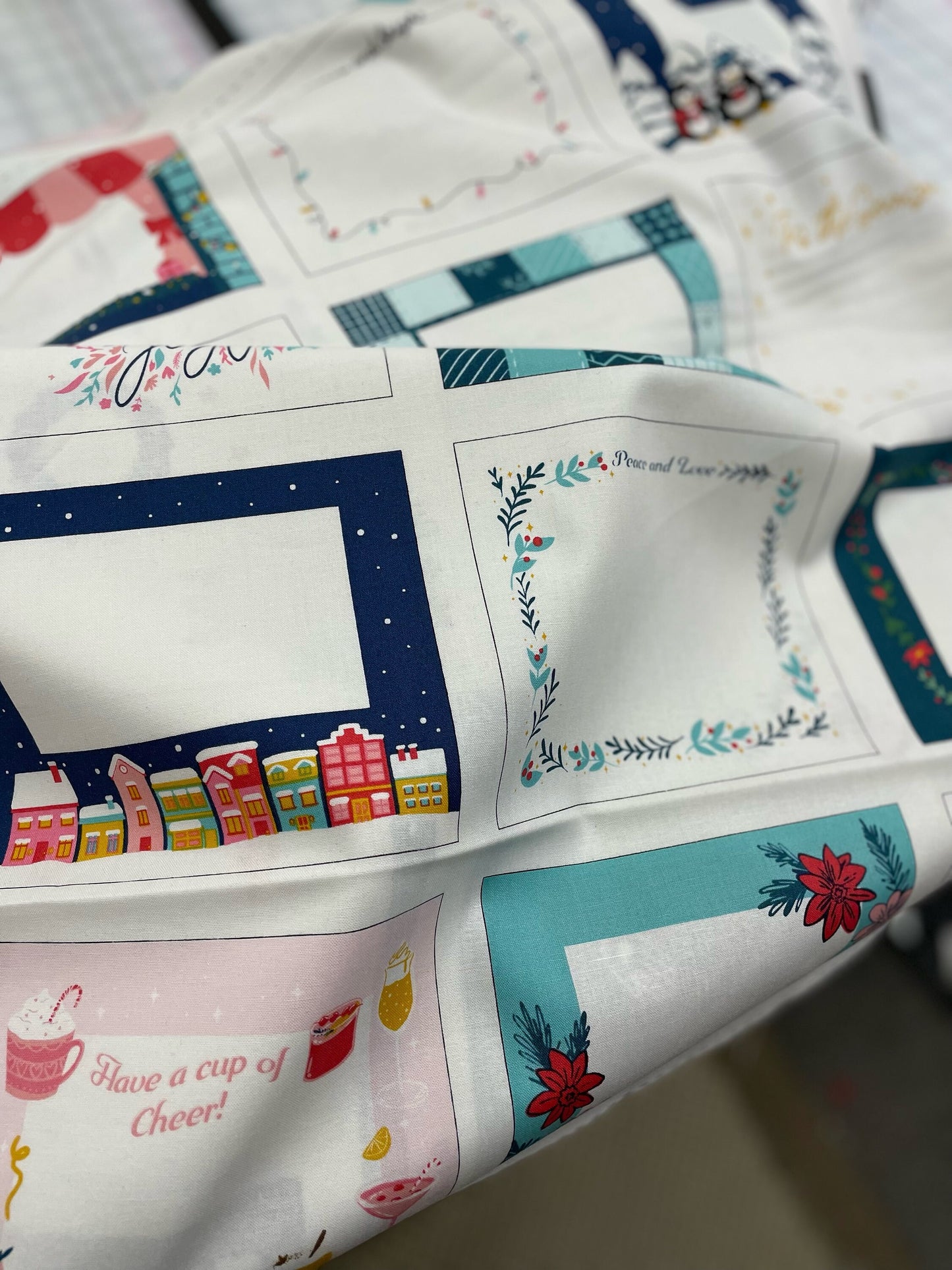 Figo - Holiday Quilt Label Panel - 90665-10
