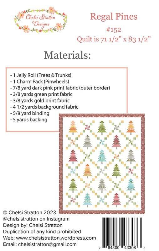 Regal Pines Quilt Kit - Sherri and Chelsea - Bountiful Blooms