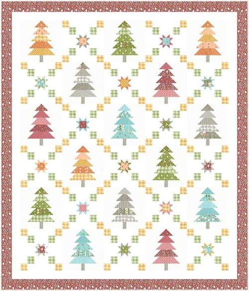 Regal Pines Quilt Kit - Sherri and Chelsea - Bountiful Blooms