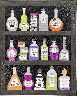 Witch's Cupboard Quilt by AHHH... Quilting