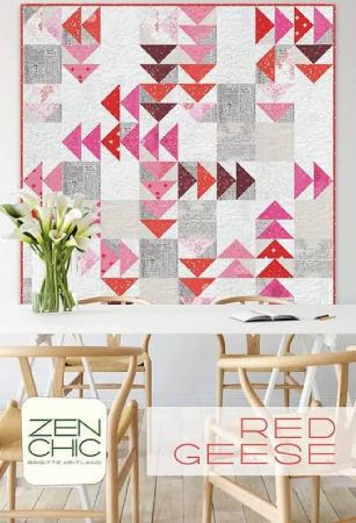 Spotted Geese Quilt Pattern- by Zen Chic