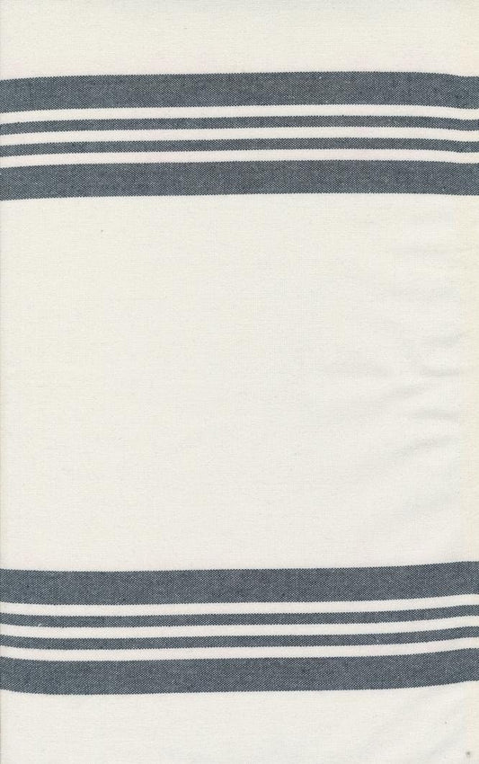18" Panache Toweling by the Yard - White Black - 992 336 Moda Toweling