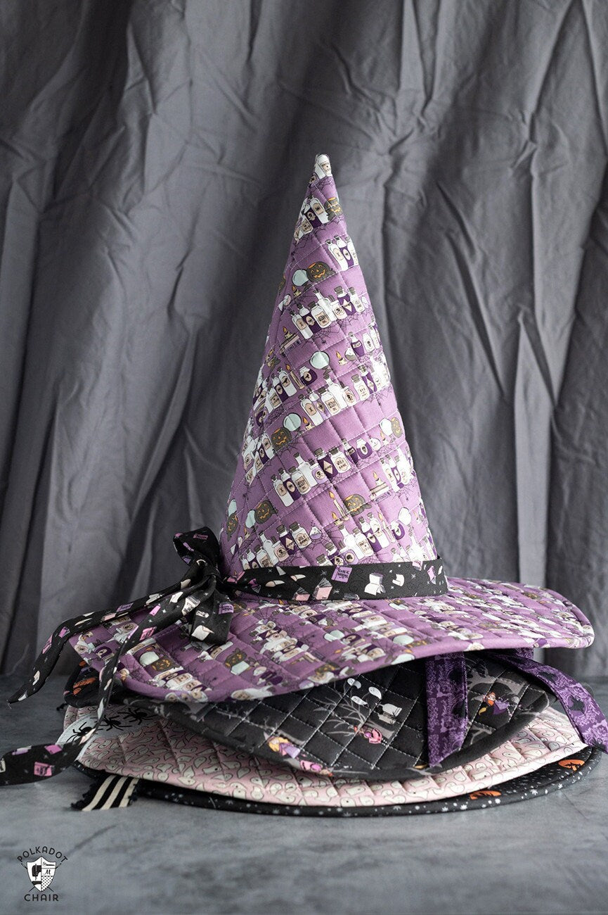 The Spellbound Witch Hat Sewing Pattern or Kit! - Choose Option