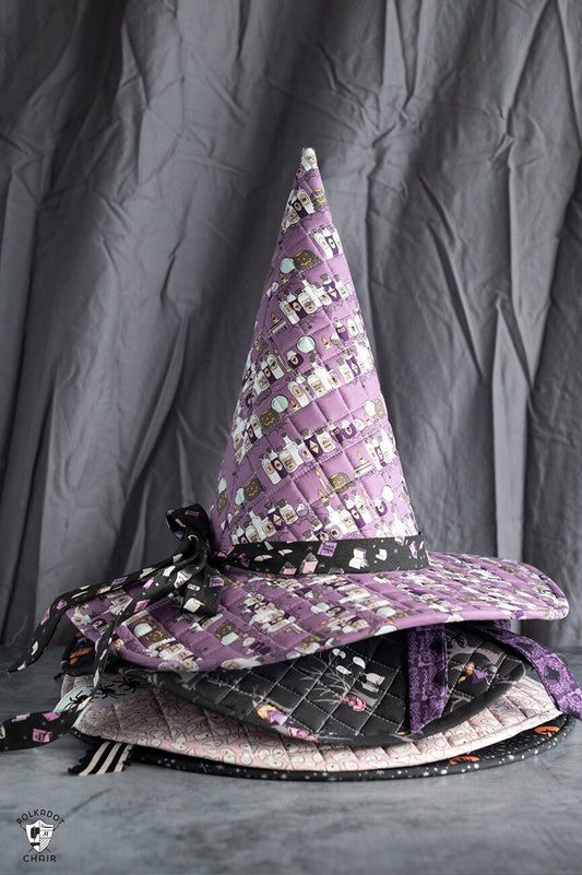 The Spellbound Witch Hat Sewing Pattern or Kit! - Choose Option