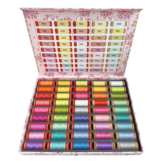 Full Moon Forest II Tula Pink - Aurifil Thread 80 wt and 12 wt Neon Collection Options