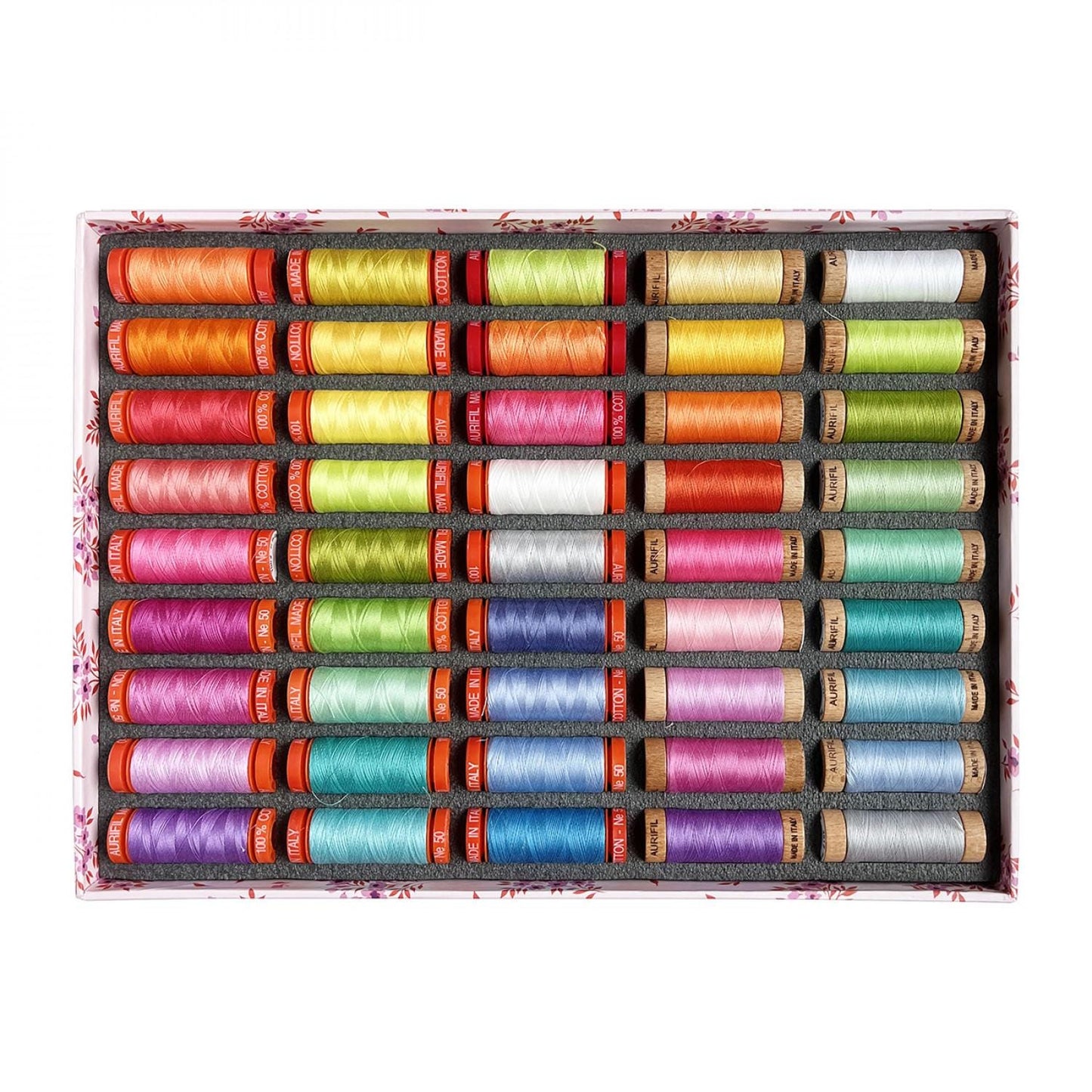 Full Moon Forest II Tula Pink - Aurifil Thread 80 wt and 12 wt Neon Collection Options