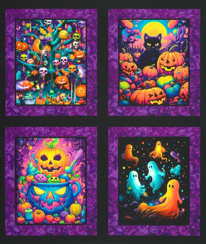 Robert Kaufman - Bright Frights PANEL - RCCD-23084-282 SPOOKY