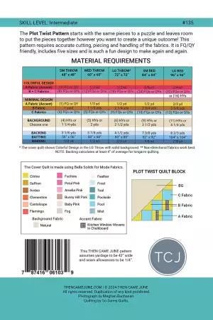 Plot Twist Quilt Pattern - Meghan Buchanan - Then Came June
