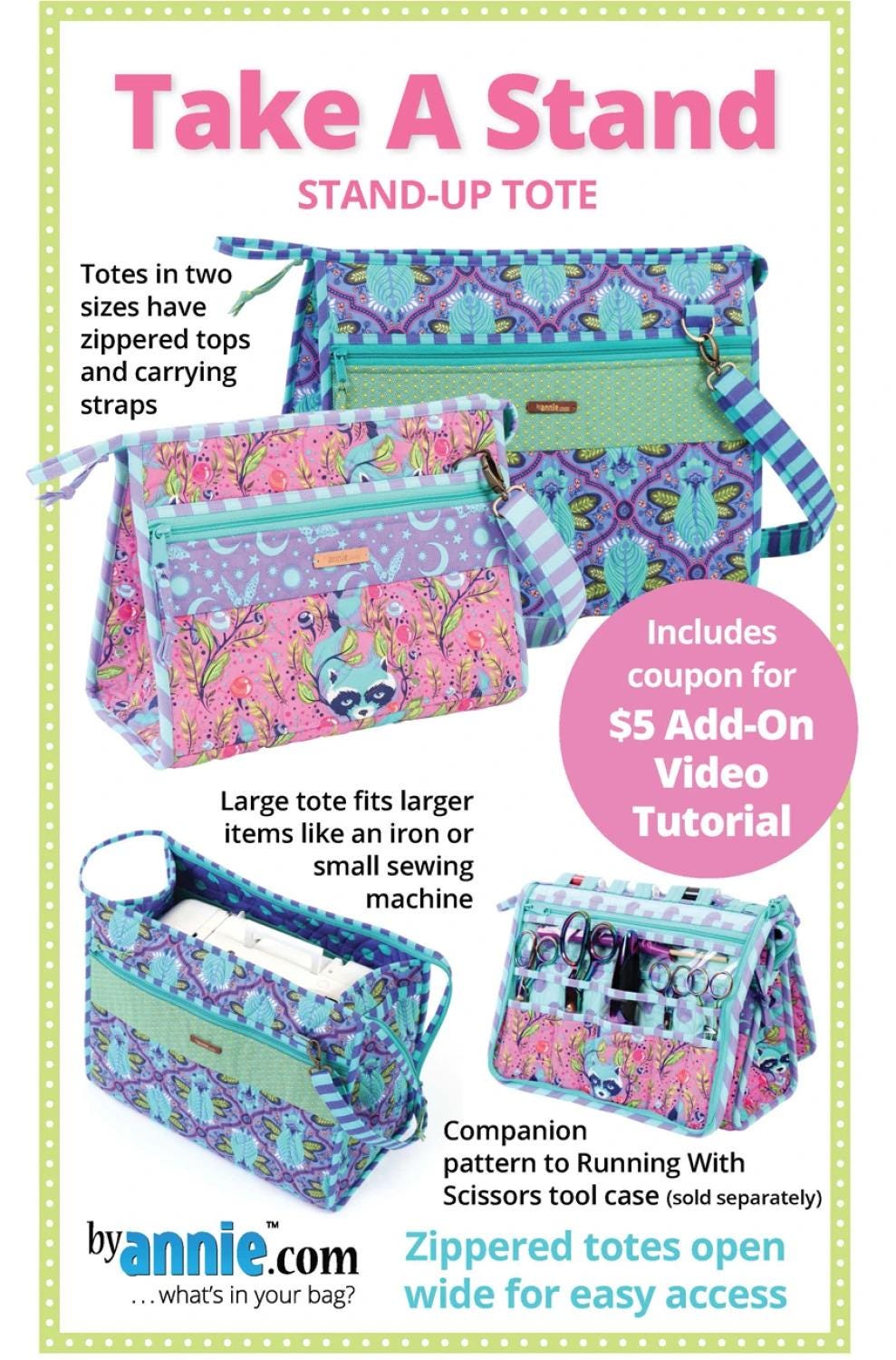 Take A Stand Stand Up Tote Pattern By Annie