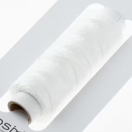 Hidamari Sashiko Solid Thread 30m - Snow White