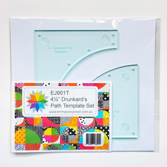 Drunkard's Path Template Set - 4-1/4" - By Emma Jean Jansen