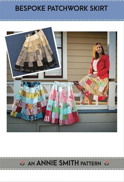 Bespoke Patchwork Skirt Pattern By Annie Smith