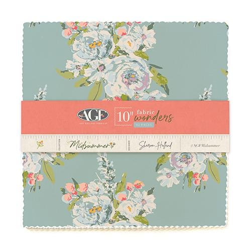 Art Gallery Fabrics - 10" Fabric Wonders - Midsummer By Sharon Holland