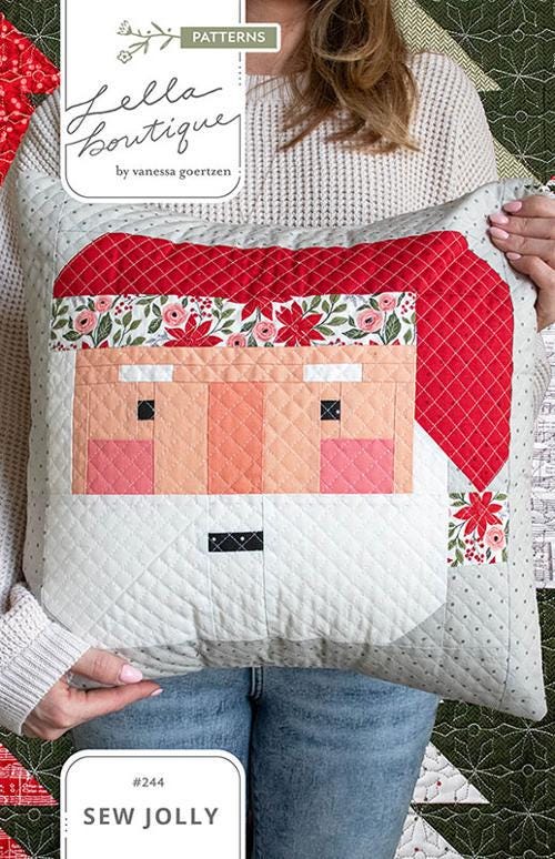 Sew Jolly Quilted Pillow Pattern By Lella Boutique