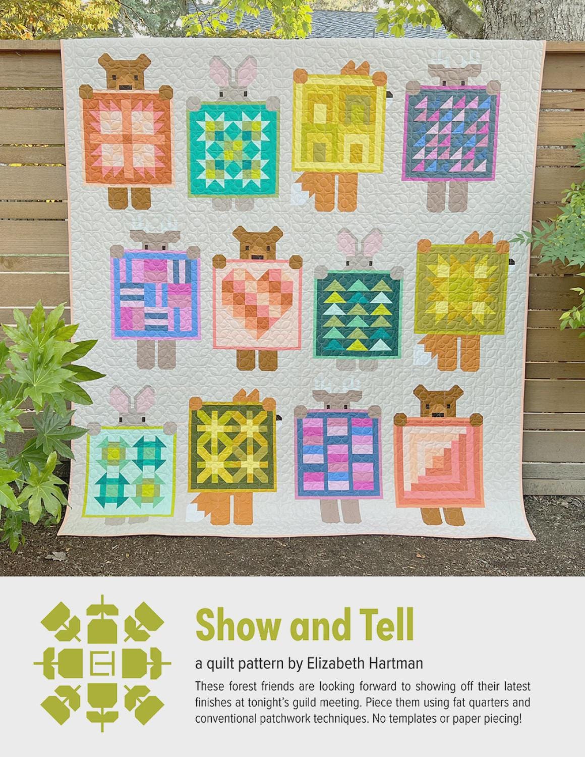 Show And Tell Quilt Pattern By Elizabeth Hartman