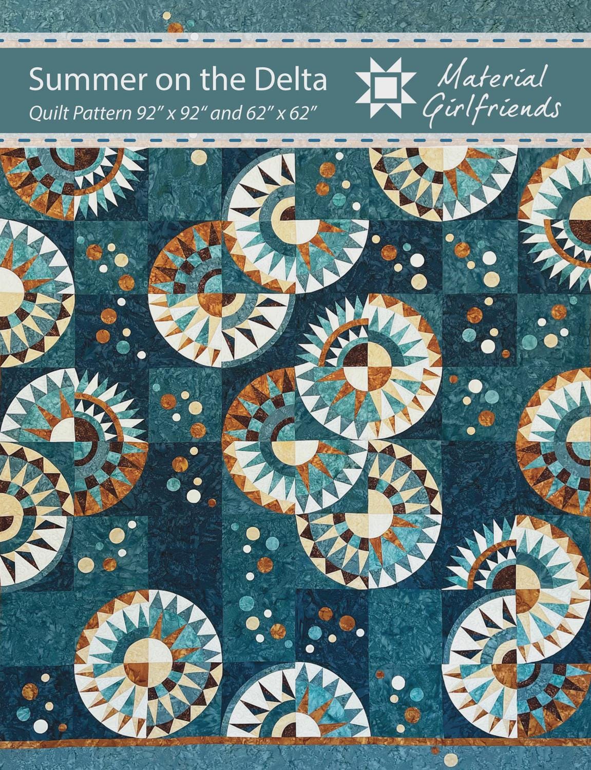 Summer On The Delta Quilt Pattern By Material Girlfriends