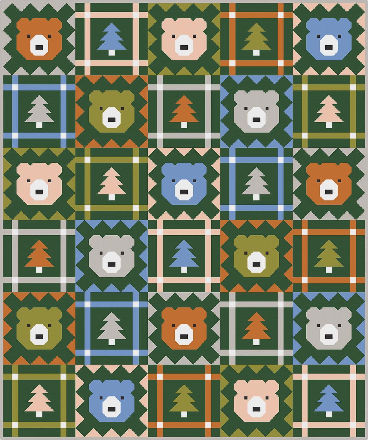 Grizzly Grove Quilt Pattern By Pen And Paper