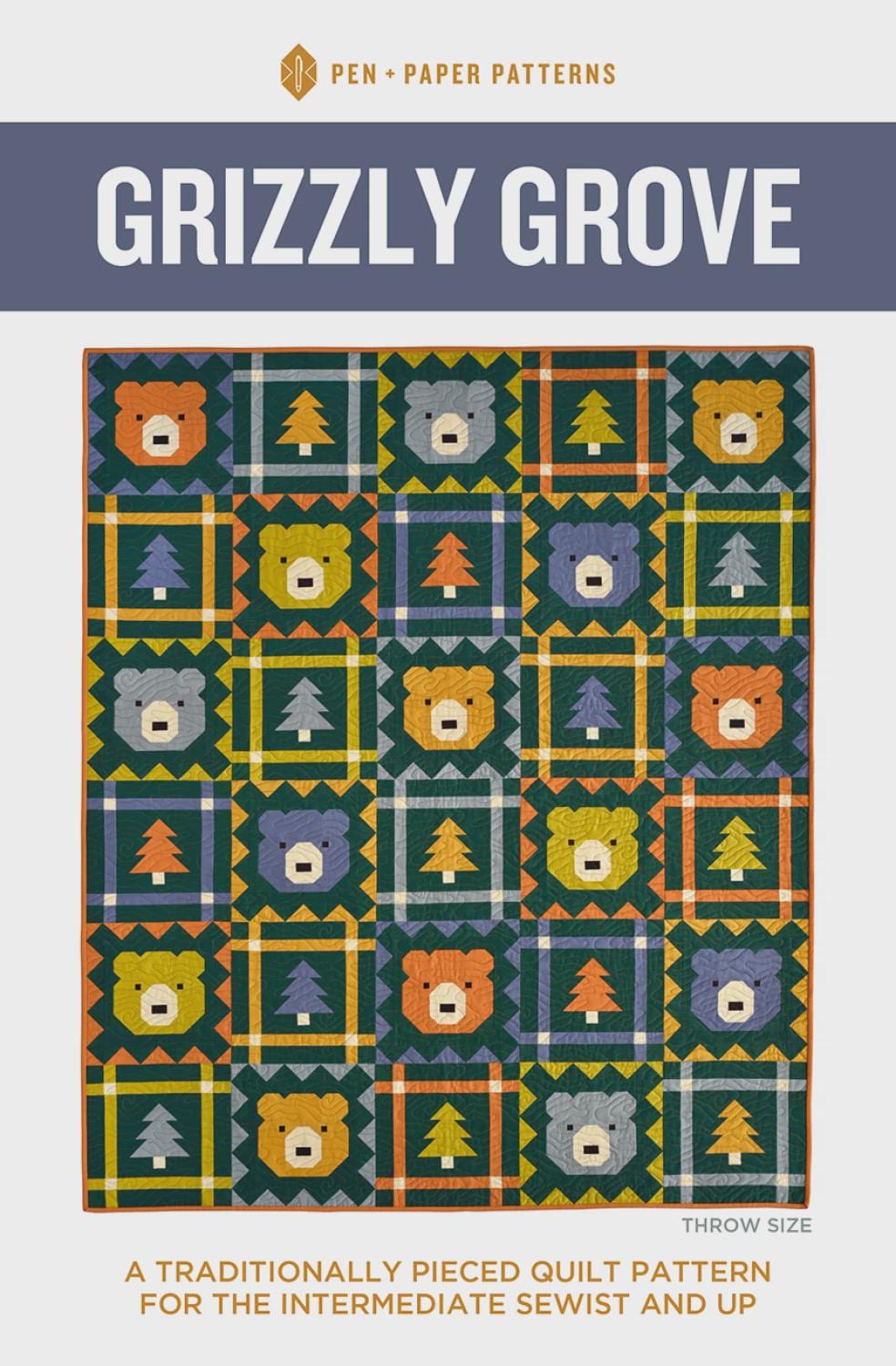 Grizzly Grove Quilt Pattern By Pen And Paper