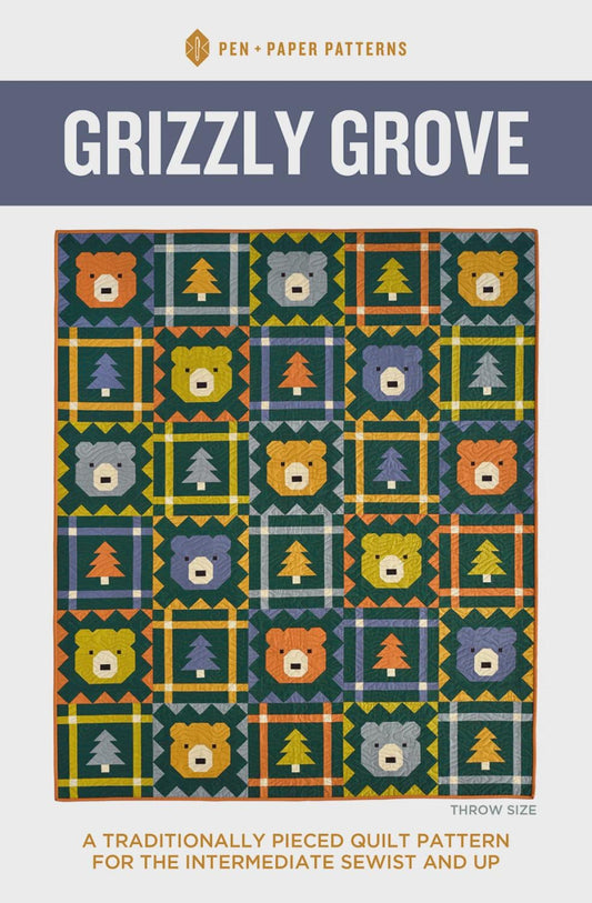Grizzly Grove Quilt Pattern By Pen And Paper