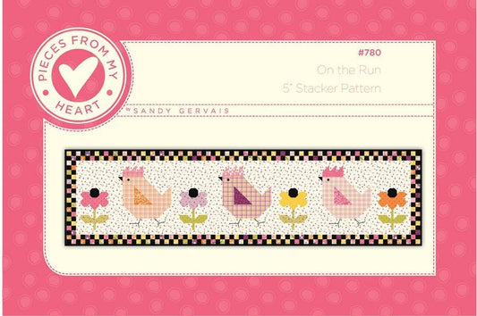 On The Run Table Runner Pattern By Pieces From My Heart / Sandy Gervais