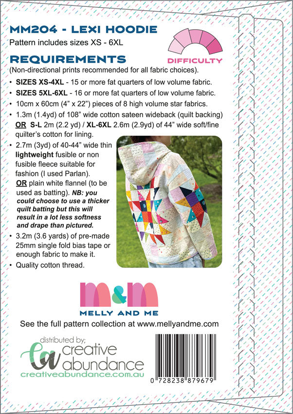 Preorder - The Lexi Hoodie Pattern By Melly And Me