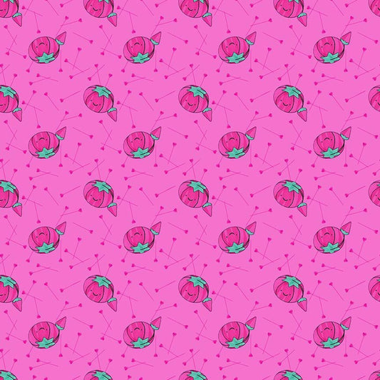 Preorder - Dear Stella - Pammie Jane - Quilty Helpurrs - Kingpin Tomato Pincushion - STELLA - DPJ3355  PEONY - Expected Release February 2026