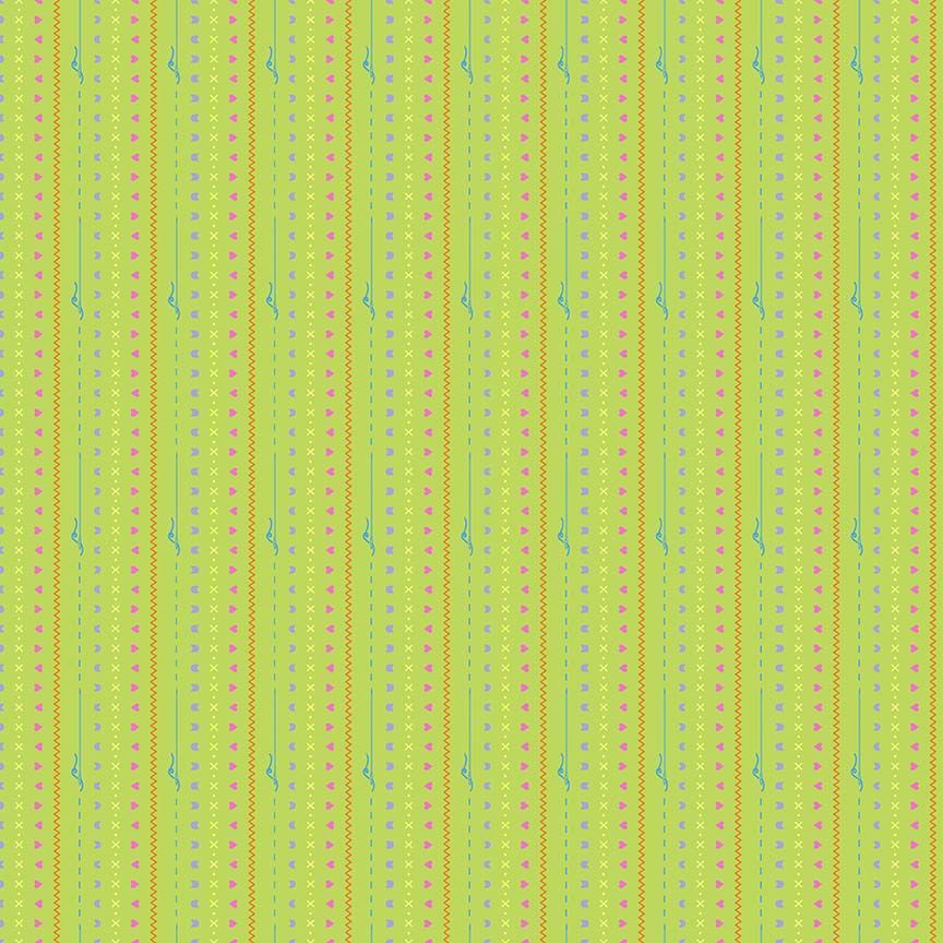 Preorder - Dear Stella - Pammie Jane - Quilty Helpurrs - Catshiko - Sashiko Print - STELLA - DPJ3359  ACID - Expected Release February 2026