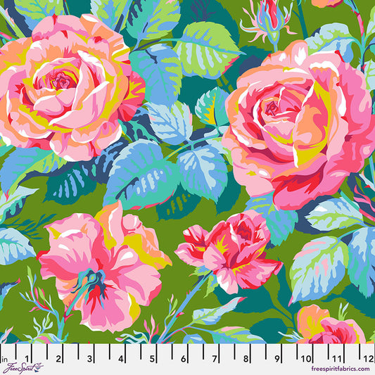 Preorder - FreeSpirit - Stacy Peterson - Market Days - Rosey Outlook - Large Roses - PWST040.XGREEN - Expected Release February 2026