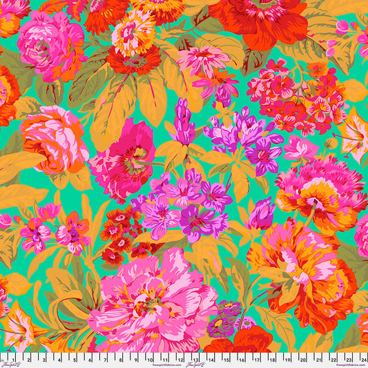 Preorder - FreeSpirit - Kaffe Fassett Collective - Voluptuous Florals - PWPJ083.GREEN - Expected Release February 2026