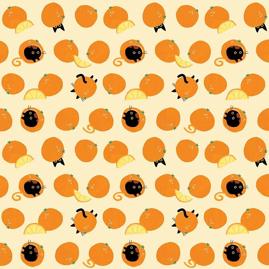 Preorder - Dear Stella - Leezaworks - Furruit Platter - Orange You Sweet Cats - STELLA - DLW3577  STRAW  - Expected Release March 2026