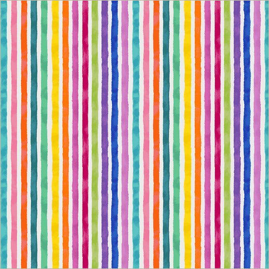 Preorder - Windham - Whistler Studios - Serafina - Color Play Rainbow Stripe - 55272-1 White - Expected Release March 2026