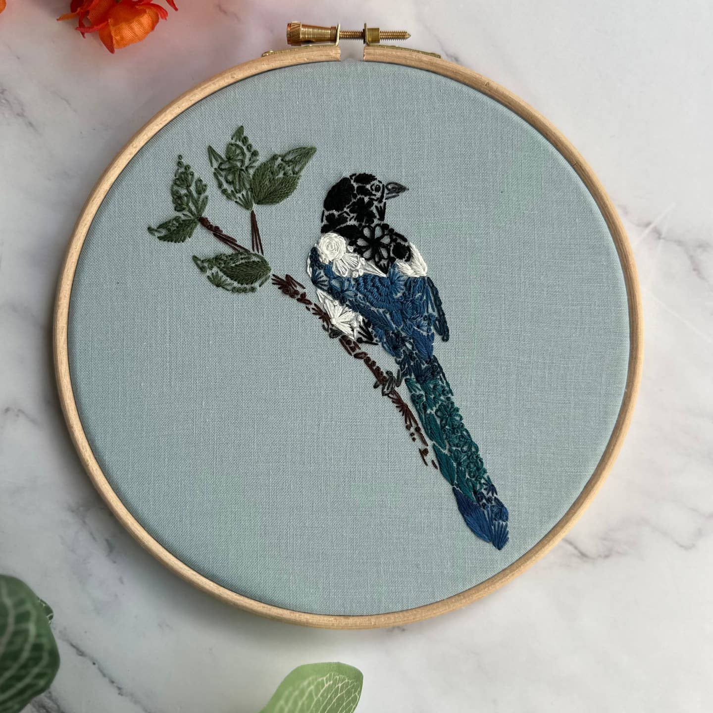 Nest Embirdery - Mister Magpie Bird Embroidery Kit